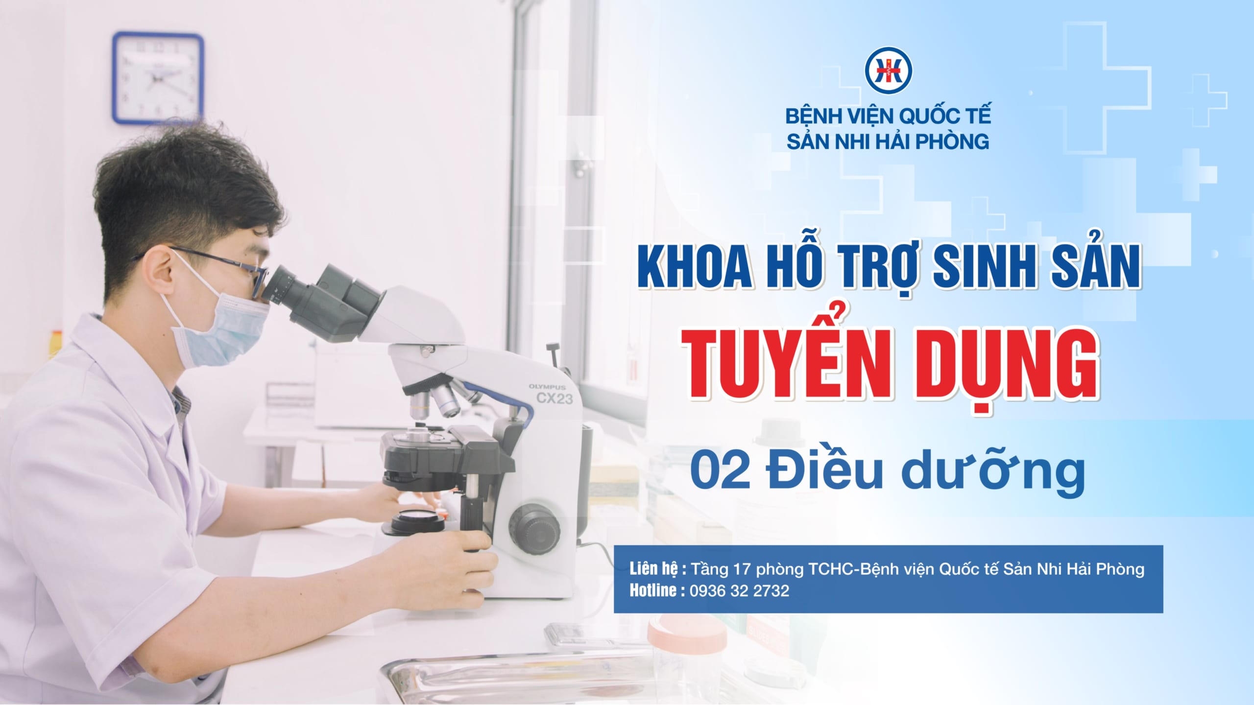 Bệnh viện Quốc tế Sản Nhi Hải Phòng tuyển dụng nhân sự Khoa Hỗ trợ sinh sản