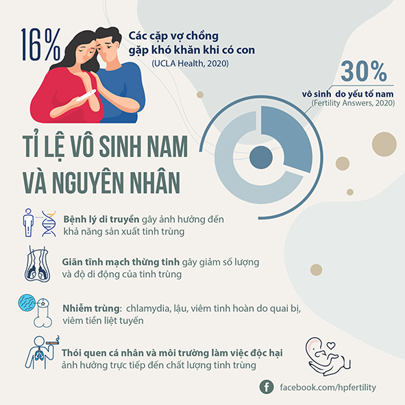 Nguyên nhân vô sinh nam: Tìm hiểu chi tiết và các yếu tố ảnh hưởng