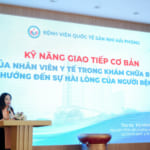 Tổ chức lớp tập huấn “Kỹ năng giao tiếp cơ bản của nhân viên y tế trong khám chữa bệnh hướng đến sự hài lòng của người bệnh” cho CBNV y tế hệ thống Bệnh viện, Phòng khám thuộc Tổng công ty Hàng Kênh