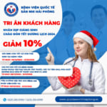 Bệnh viện Quốc tế Sản Nhi Hải Phòng mở “cơn lốc” ưu đãi đón giáng sinh và năm mới 2024