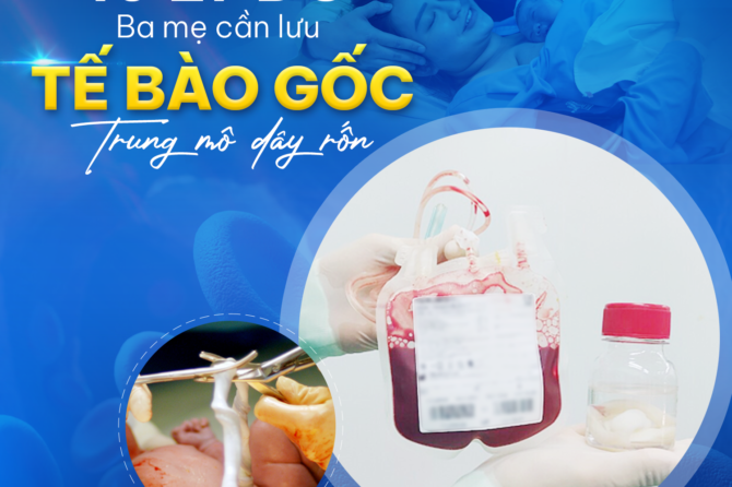 10 lý do ba mẹ nên cân nhắc lưu trữ tế bào gốc từ máu và mô dây rốn