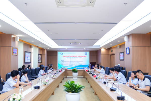 BỆNH VIỆN QUỐC TẾ SẢN – NHI HẢI PHÒNG TỔ CHỨC SINH HOẠT KHOA HỌC : “CẬP NHẬT CHẨN ĐOÁN VÀ ĐIỀU TRỊ BỆNH SỞI, VIÊM PHỔI DO VI RÚT HỢP BÀO HÔ HẤP (RSV)”