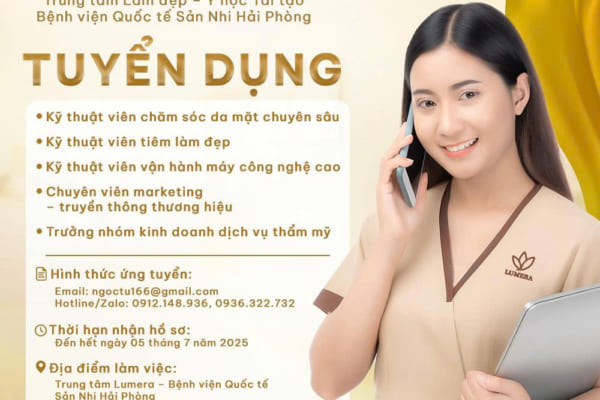 THÔNG BÁO TUYỂN DỤNG NHÂN SỰ