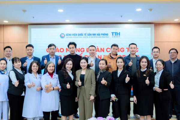 Bệnh viện Quốc tế Sản Nhi Hải Phòng đón tiếp đoàn công tác TTH Group
