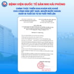 Bệnh viện Quốc tế Sản Nhi Hải Phòng chính thức triển khai khám sức khỏe theo Thông tư 32/2023/TT-BYT