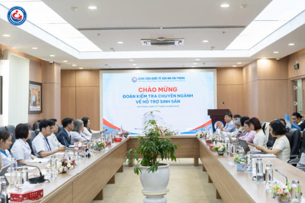 Bệnh viện Quốc tế Sản Nhi Hải Phòng đón và làm việc với đoàn kiểm tra chuyên ngành về hỗ trợ sinh sản